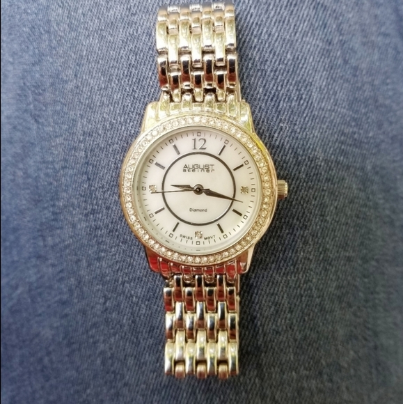 AUGUST STEINER SILVER TONE WOMEN'S WATCH AS8027SS - Picture 2 of 4